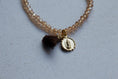 Cargar la imagen en la vista de la galería, Pulsera tipo Swarovski con medalla y motita - PAQUETE 10 PIEZAS